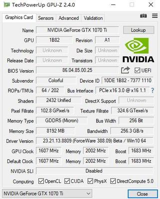 gtx1070值多少