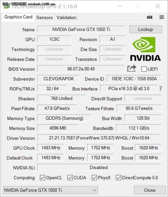 gtx1050有多少g