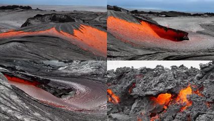 火山岩浆走多少度