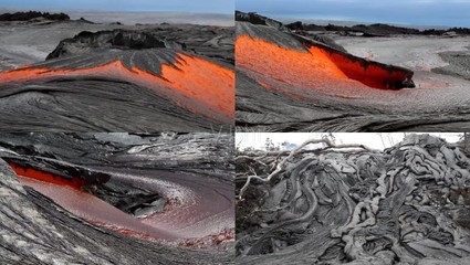 火山岩浆走多少度