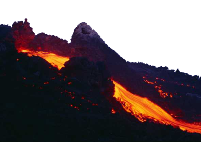 火山岩浆走多少度