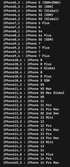 iphone5c处理器多少位