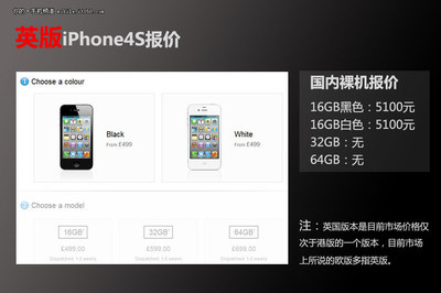 iphone4和iphone4s价格多少