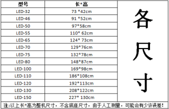 大电视尺寸是多少