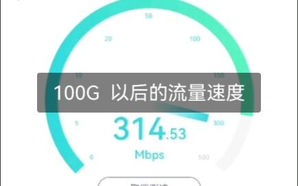 100g流量多少人访问