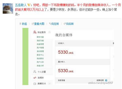 叫普通用户转微博一条多少钱